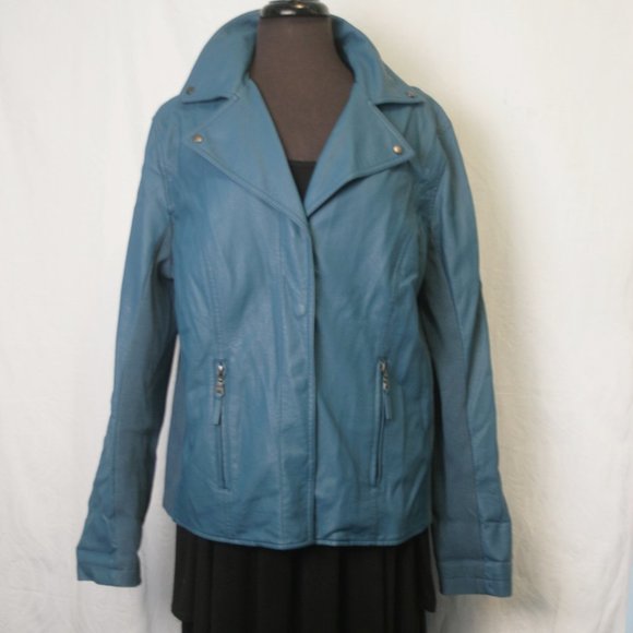 Mid-weight Teal Jacket with Comfort Panels at sides - Picture 1 of 7